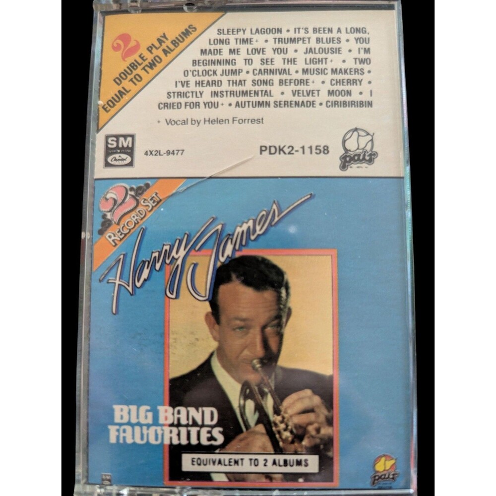 Harry James Big Band Favorites Equals 2 Albums Vintage 1987 Sleepy Lagoon Cherry